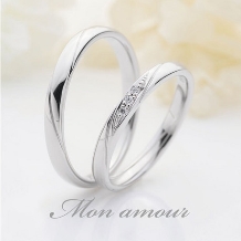 ETERNAL FIRST DIAMOND:結婚指輪をお揃いのデザインにできる【モナムール】ピグワヌ
