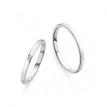12万円で用意できる結婚指輪シンプルデザイン【プチマリエ】PM-55 PM-56