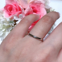 ETERNAL FIRST DIAMOND:12万円で用意できる結婚指輪シンプルデザイン【プチマリエ】PM-55 PM-56