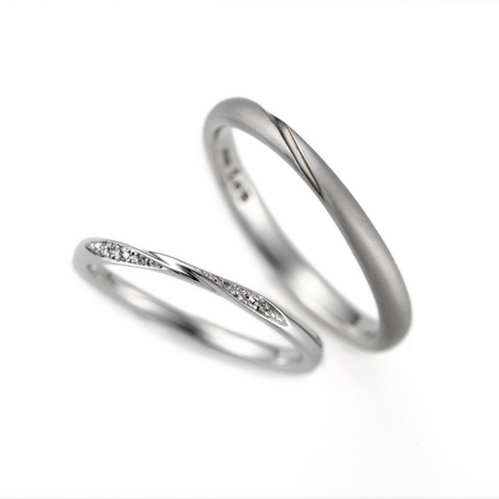 ETERNAL FIRST DIAMOND:細身の結婚指輪をお探しのカップルへ【ラブボンド】エレン