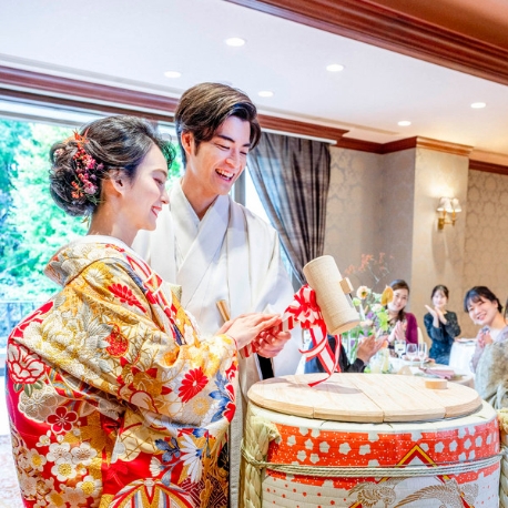 若宮の杜　迎賓館（名古屋観光ホテル）：【初見学の方◆宿泊付100万特典】衣裳見学＆婚礼試食＆見積相談