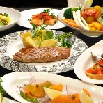 レストランバー Globe:ステーキにバーニャカウダ…イタリアン中心の無国籍創作料理の数々。