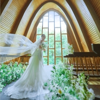 結婚式場：残1★最大6万特典★森チャペル×貸切邸宅×黒毛和牛×金目鯛試食