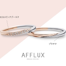 Aya〈コンビversion〉-しあわせ彩る-　当店人気デザインの2色アレンジ