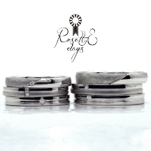Gran-D (グランディー):【RosettE days/ドルチェ】ペア13万円台。鍛造シルバーの結婚指輪