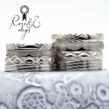 Gran-D (グランディー):【RosettE days/ドルチェ】ペア13万円台。鍛造シルバーの結婚指輪