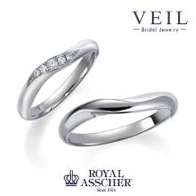 ＶＥＩＬ（ヴェール）:【婚約指輪人気No.1】ロイヤル・アッシャー/ダイヤのリズミカルな動き
