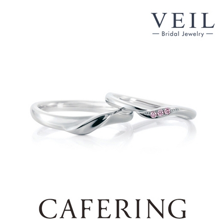 ＶＥＩＬ（ヴェール）:お指の縦幅効果絶大！淡いピンクダイヤモンドがお指を彩る