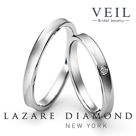ＶＥＩＬ（ヴェール）:肌馴染みの良い落ち着いたマットテイストの結婚指輪