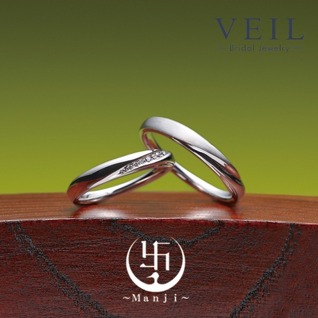 ＶＥＩＬ（ヴェール）:一筋の光を表現した結婚指輪