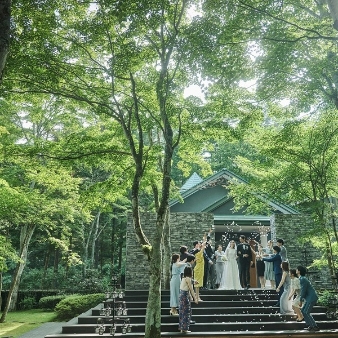 結婚式場：年1限定【信州牛*試食】緑に包まれたチャペル体験＆交通費優待
