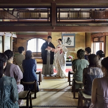 長楽館（国指定重要文化財）:長楽館オリジナル挙式 『祝言』