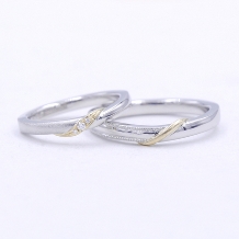 手づくり指輪工房　jewelry couleur（ジュエリークルール）:【オーダー】個性も大事。寄り添う事も大事。◆こだわりいっぱいの結婚指輪_057