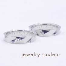 手づくり指輪工房　jewelry couleur（ジュエリークルール）:オリジナルマークの刻印◆一緒に作った思い出も嬉しい_067