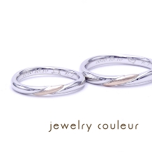 手づくり指輪工房　jewelry couleur（ジュエリークルール）:【オーダー】ふたりの星座をリングに刻んで◆コンビリングの結婚指輪_112