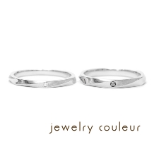 手づくり指輪工房　jewelry couleur（ジュエリークルール）:【オーダー】白と黒でかっこよく◆シンプル×クールな結婚指輪_133