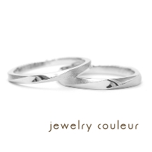 手づくり指輪工房　jewelry couleur（ジュエリークルール）:【オーダー】白と黒でかっこよく◆シンプル×クールな結婚指輪_133