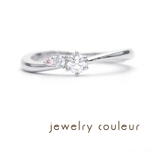 手づくり指輪工房　jewelry couleur（ジュエリークルール）:【オーダー】ピンクダイアで可愛らしさをプラスした婚約指輪_142