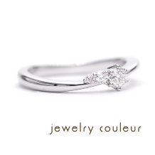 手づくり指輪工房　jewelry couleur（ジュエリークルール）:【オーダー】ピンクダイアで可愛らしさをプラスした婚約指輪_142