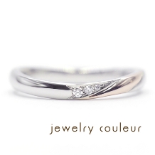 手づくり指輪工房　jewelry couleur（ジュエリークルール）:【オーダー】色合いはお揃い、ディテールにふたりの個性をプラスした結婚指輪_127
