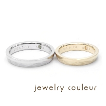 手づくり指輪工房　jewelry couleur（ジュエリークルール）:【オーダー】普段はネックレスに◆側面が美しい台形の結婚指輪_128