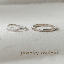 手づくり指輪工房　jewelry couleur（ジュエリークルール）:【オーダー】制作体験のリングを使って◆ふたりの歴史を感じられる結婚指輪_064