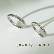 手づくり指輪工房　jewelry couleur（ジュエリークルール）:【オーダー】それぞれの好みに合わせたウェーブラインの結婚指輪_175