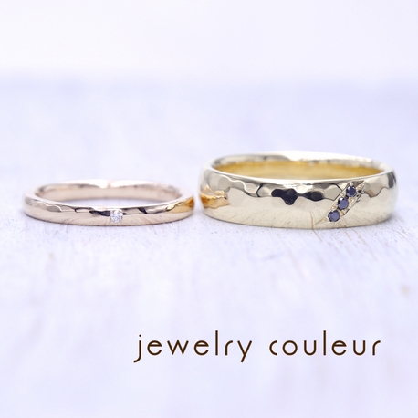 手づくり指輪工房　jewelry couleur（ジュエリークルール）:槌目がつなぐ、おふたりだけの結婚指輪_088