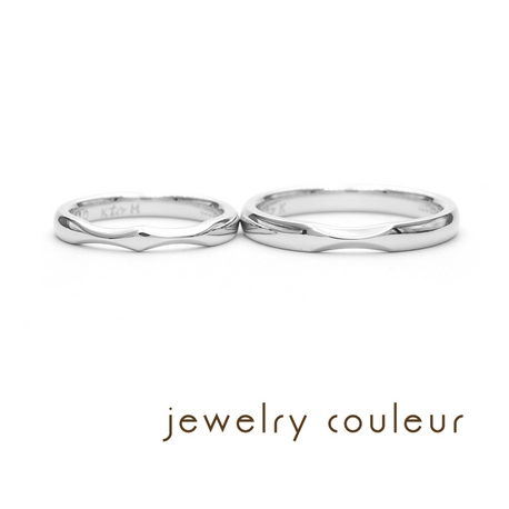 手づくり指輪工房　jewelry couleur（ジュエリークルール）:【手づくり】ふたりで作り上げる！◆シンプルながらもくびれが美しい結婚指輪_151