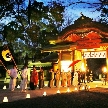 大國魂神社　結婚式場：幻想的な「かがり火挙式」＋夜の庭園付会場◆4万円分料理試食付