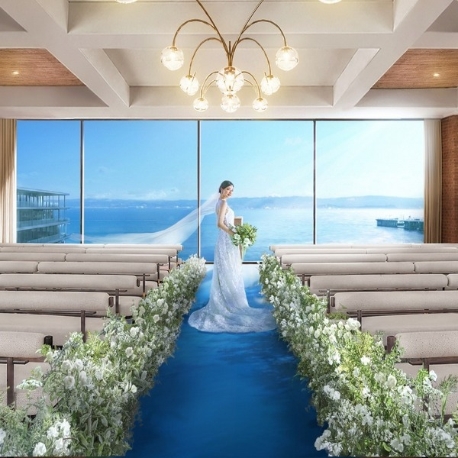 ニーズみなとみらい VERANDA by T&G WEDDING (旧 ベイサイド迎賓館ベランダ)：【リニューアル】絶景チャペル×上品*おもてなし体験×絶品試食