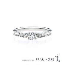 FRAU KOBE JAPAN 香川高松店(フラウ コウベ ジャパン 香川高松店):’ショコラブリック’／「板チョコ」をモチーフにしたビタースイートな婚約指輪