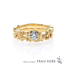 FRAU KOBE JAPAN 香川高松店(フラウ コウベ ジャパン 香川高松店):チャーチ ’リトゥン ボウズ’ ふたりの愛の誓いを記す結婚証明書がモチーフの指輪