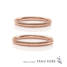 FRAU KOBE JAPAN 香川高松店(フラウ コウベ ジャパン 香川高松店):職人が手打ちするミル細工／’ボース エッジ ミルグレイン’ マリッジリング