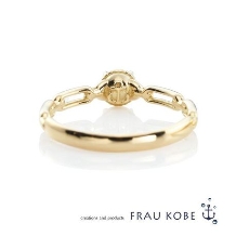 FRAU KOBE JAPAN 香川高松店(フラウ コウベ ジャパン 香川高松店):ふたりの絆を固く結ぶアンカーモチーフ 'チェーン＆アンカー' エンゲージリング