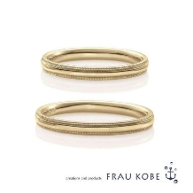 FRAU KOBE JAPAN 香川高松店(フラウ コウベ ジャパン 香川高松店):職人が手打ちするミル細工／’ボース エッジ ミルグレイン’ マリッジリング