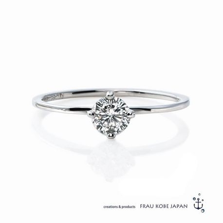 FRAU KOBE 香川高松店（フラウ　コウベ　香川高松店）:【0.1ct／6万円で買えるエンゲージリング】ファーストキスダイヤリング