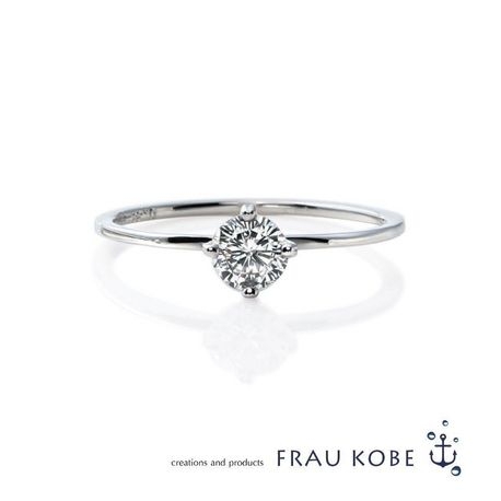 FRAU KOBE JAPAN 香川高松店(フラウ コウベ ジャパン 香川高松店):【0.1ct／6万円で買えるエンゲージリング】ファーストキスダイヤリング