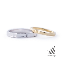 ｉｔｈ（イズ）:【ルーチェ】不規則な輝きがまなざしを集める結婚指輪