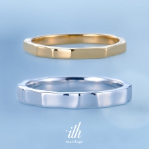 ｉｔｈ（イズ）:【ルーチェ】不規則な輝きがまなざしを集める結婚指輪