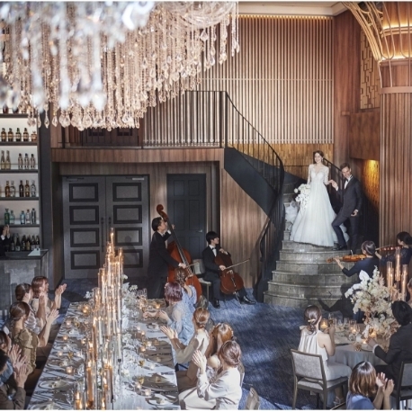 Casa d' Angela Aoyama（カサ・デ・アンジェラ青山）：初見学◎MAX140万*圧巻大聖堂×大階段付の上質会場/和牛4万試食