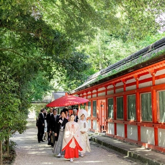 下鴨神社（賀茂御祖神社）:【挙式のみ】何名招いても料金変動なし！TAKAMIの上質な和装＋ヘアメイク＆着付け＋写真150カット