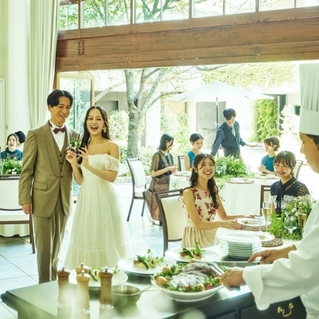 パラッツォ ドゥカーレ 麻布：《祝日限定》最大1.5万GIFT*ガーデンW×グリルビュッフェ演出