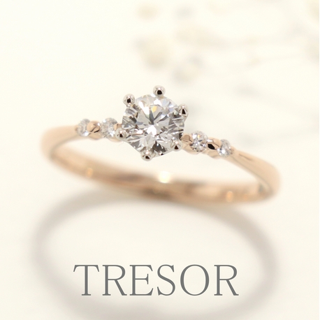TRESOR（トレゾア）:goutte（しずく）暖かい雰囲気とダイヤのラグジュアリーな輝き