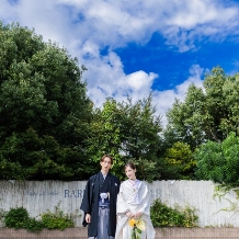 ＢＡＲＮ＆ＦＯＲＥＳＴ（バーン　アンド　フォレスト）:【組数限定】緑溢れるガーデンで叶える和装でのウェディングフォトプラン♪