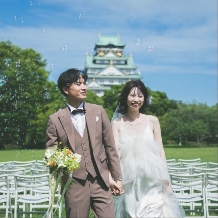 大阪城西の丸庭園 大阪迎賓館:【2027年7月｜50名199万】緑輝く夏婚プラン＜最大72万円特典＞