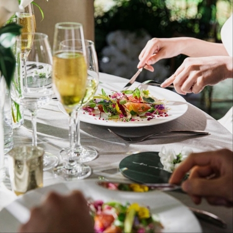 大阪城西の丸庭園 大阪迎賓館：【料理重視へ】組数限定◆黒毛和牛etc2万円相当和フレンチ試食会