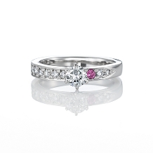 結婚指輪手作り.com:結婚指輪手作り.com（ダイヤモンドを前面に配置した手作りエンゲージ）