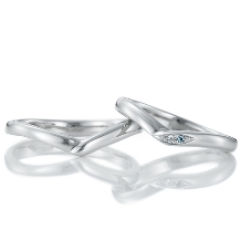 結婚指輪手作り.com（プラチナのV字型リング）