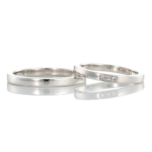 結婚指輪手作り.com （プラチナの平打ちリング）